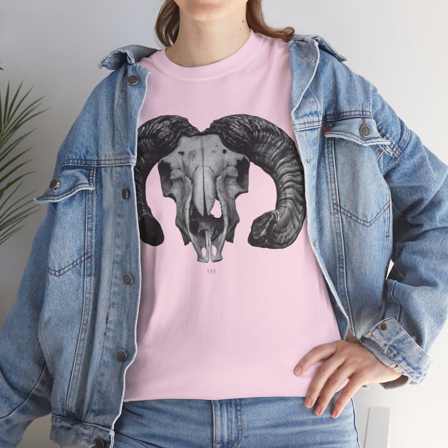 Ram Skull Unisex Heavy Cotton Tee