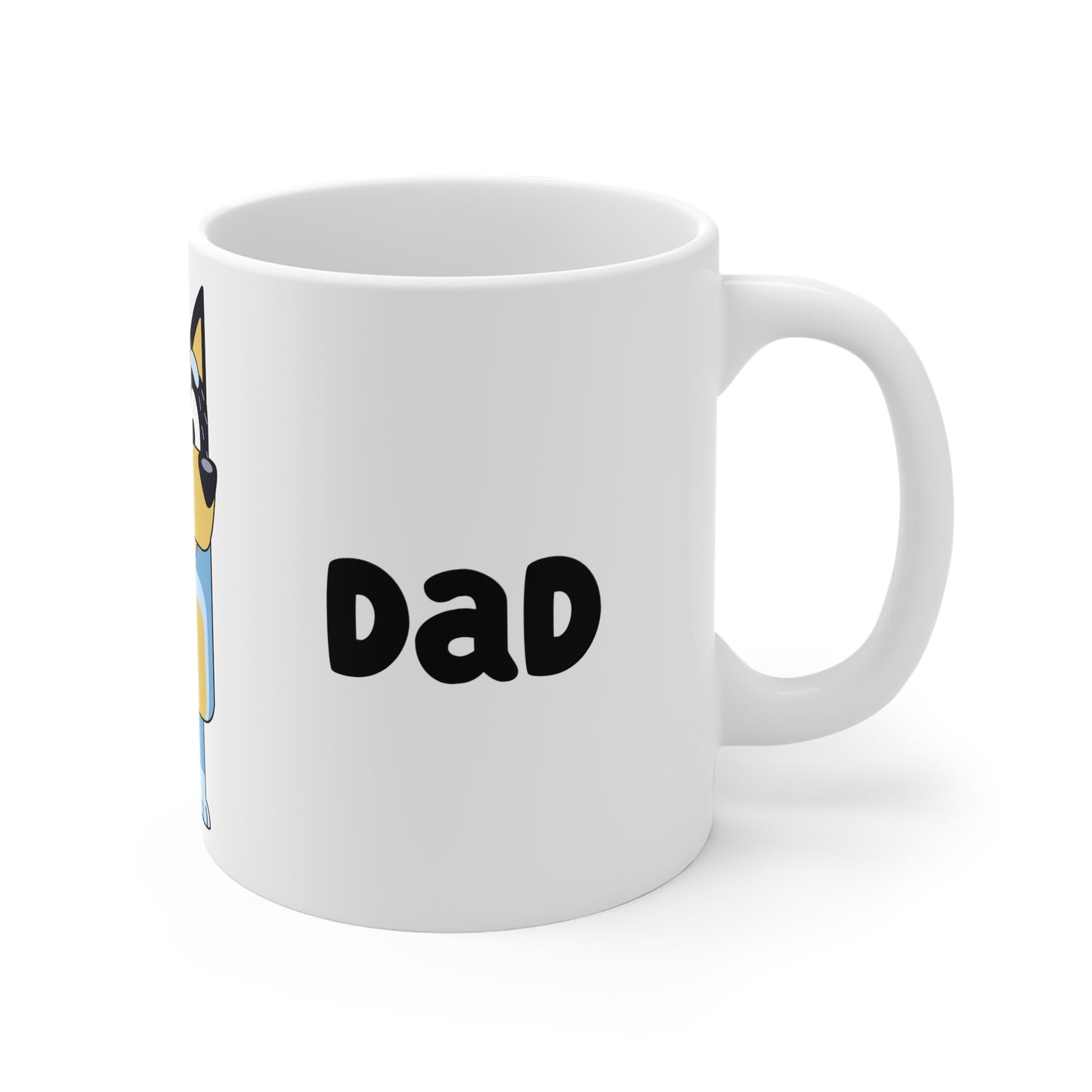 Best Dad Bandit 11oz White Mug