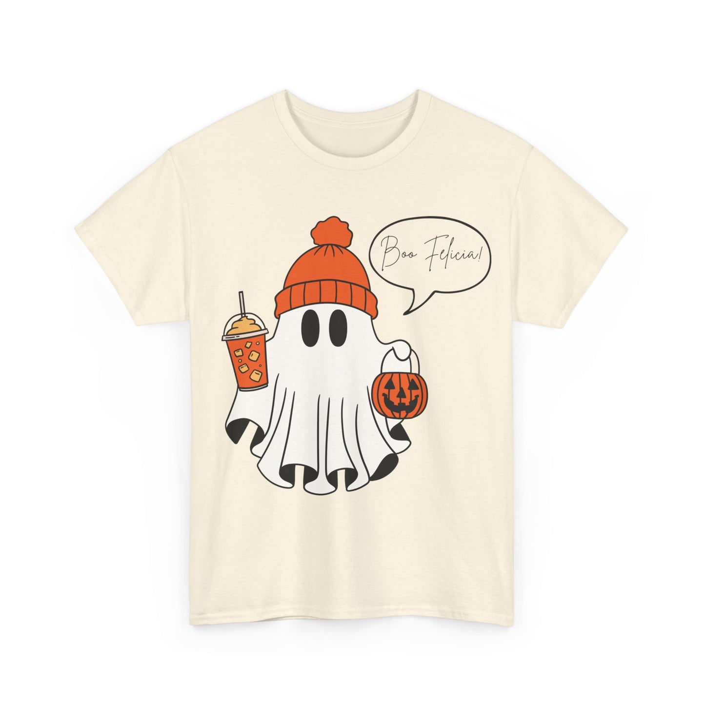 "Boo Felicia" Ghost Unisex Heavy Cotton Tee - Halloween Spooky Season