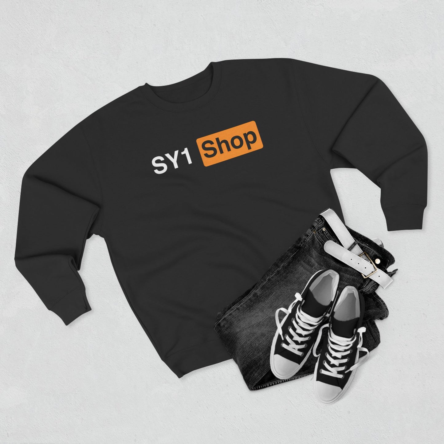 SY1 SHOP Unisex Crewneck Sweatshirt