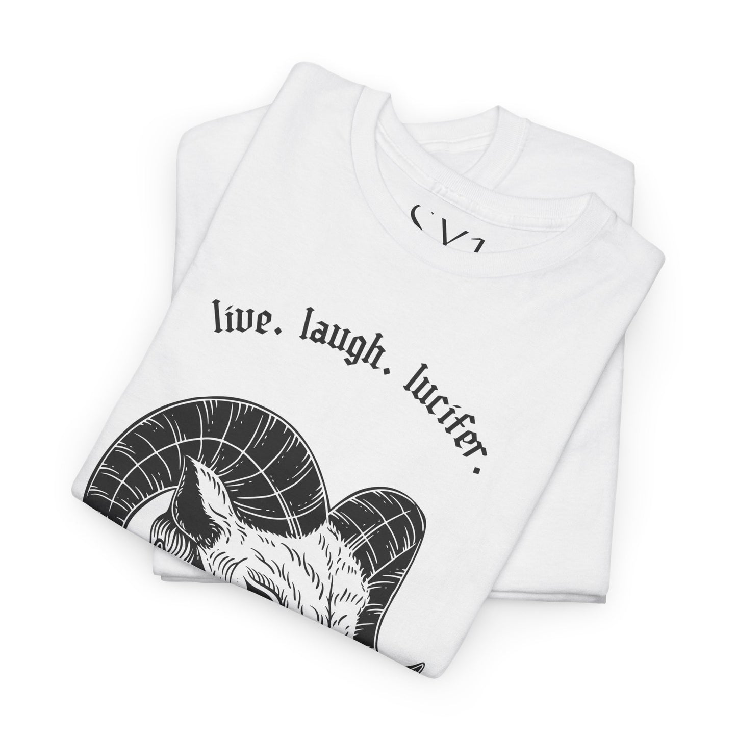 Live Laugh Lucifer Unisex Heavy Cotton Tee