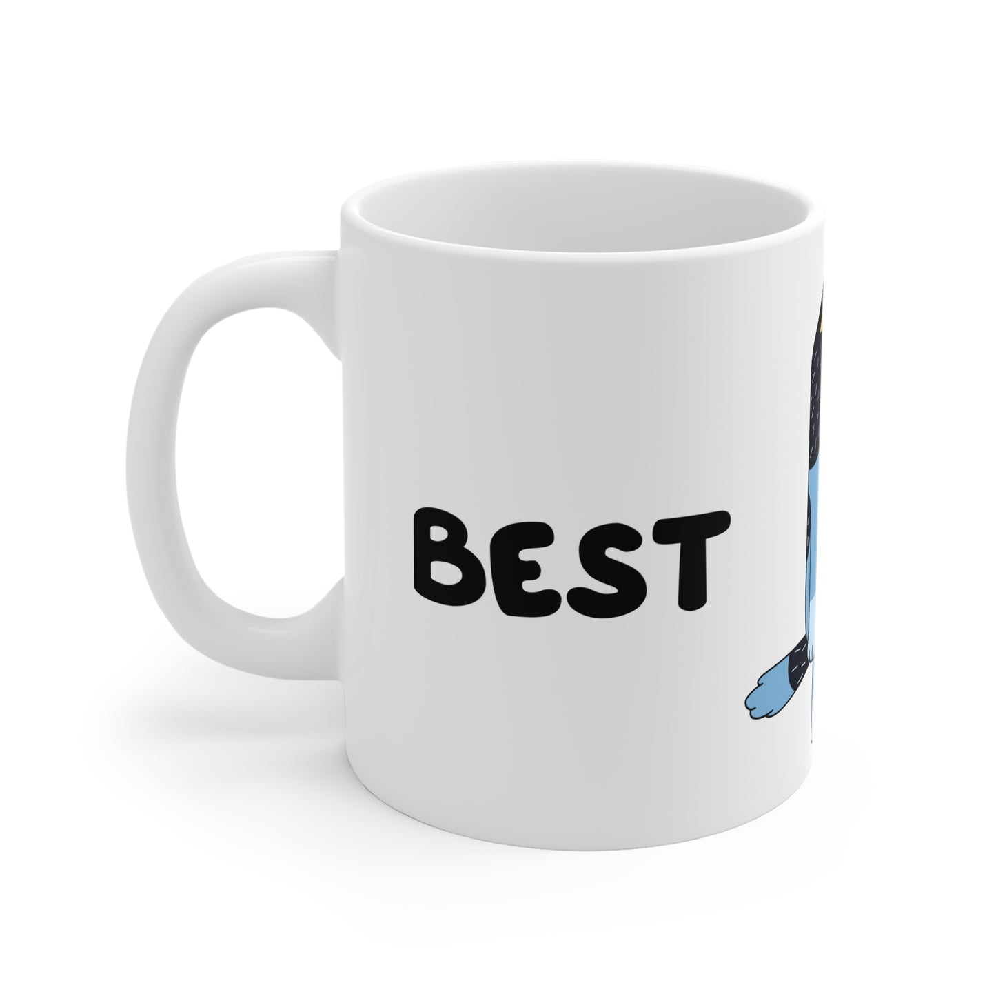 Best Dad Bandit 11oz White Mug