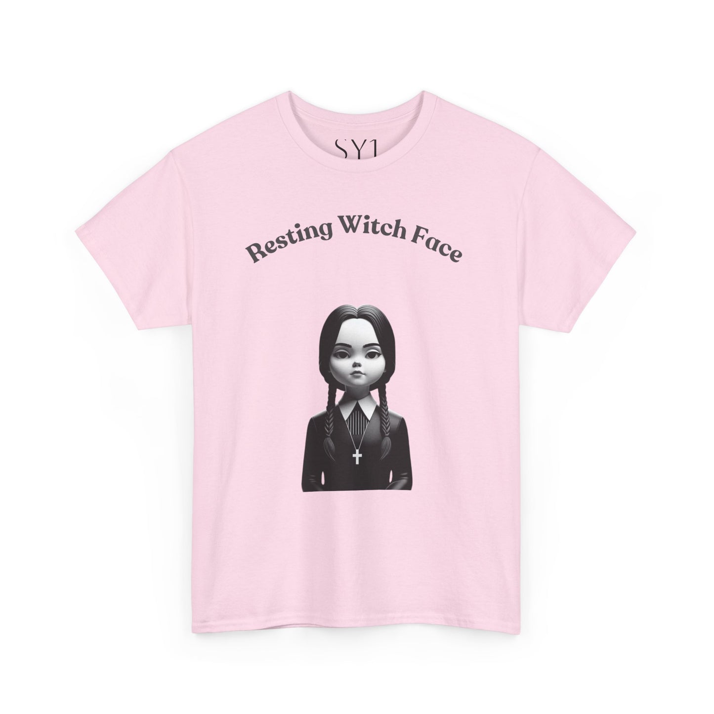 Resting Witch Face Unisex Heavy Cotton Tee