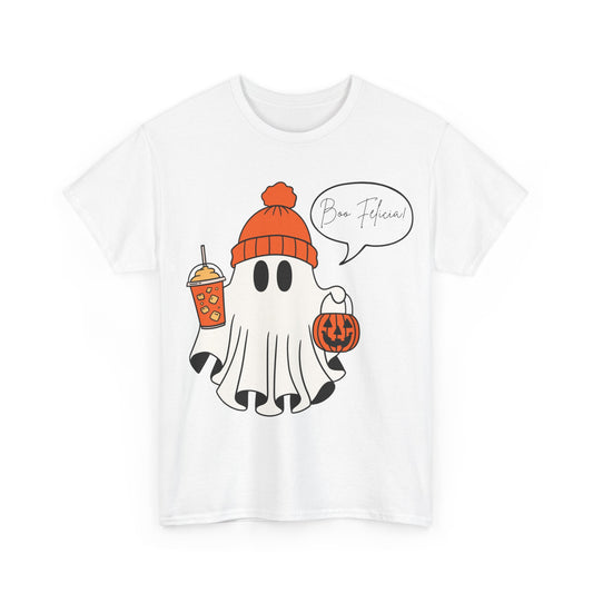 "Boo Felicia" Ghost Unisex Heavy Cotton Tee - Halloween Spooky Season