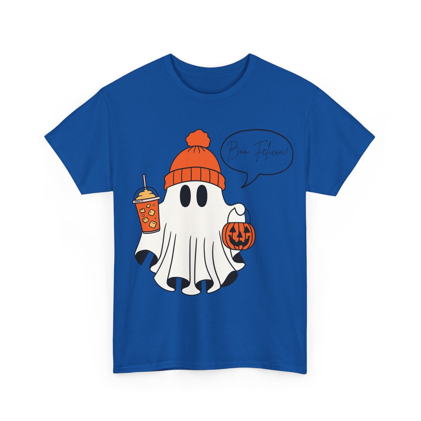 "Boo Felicia" Ghost Unisex Heavy Cotton Tee - Halloween Spooky Season