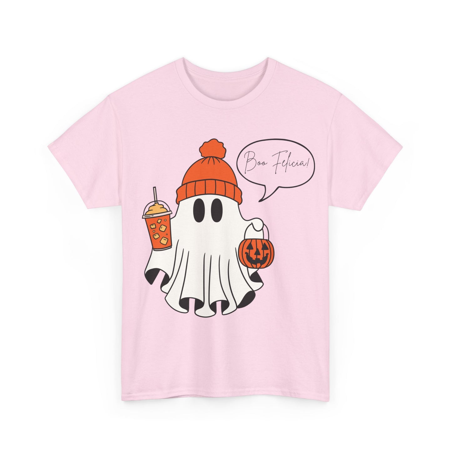 "Boo Felicia" Ghost Unisex Heavy Cotton Tee - Halloween Spooky Season