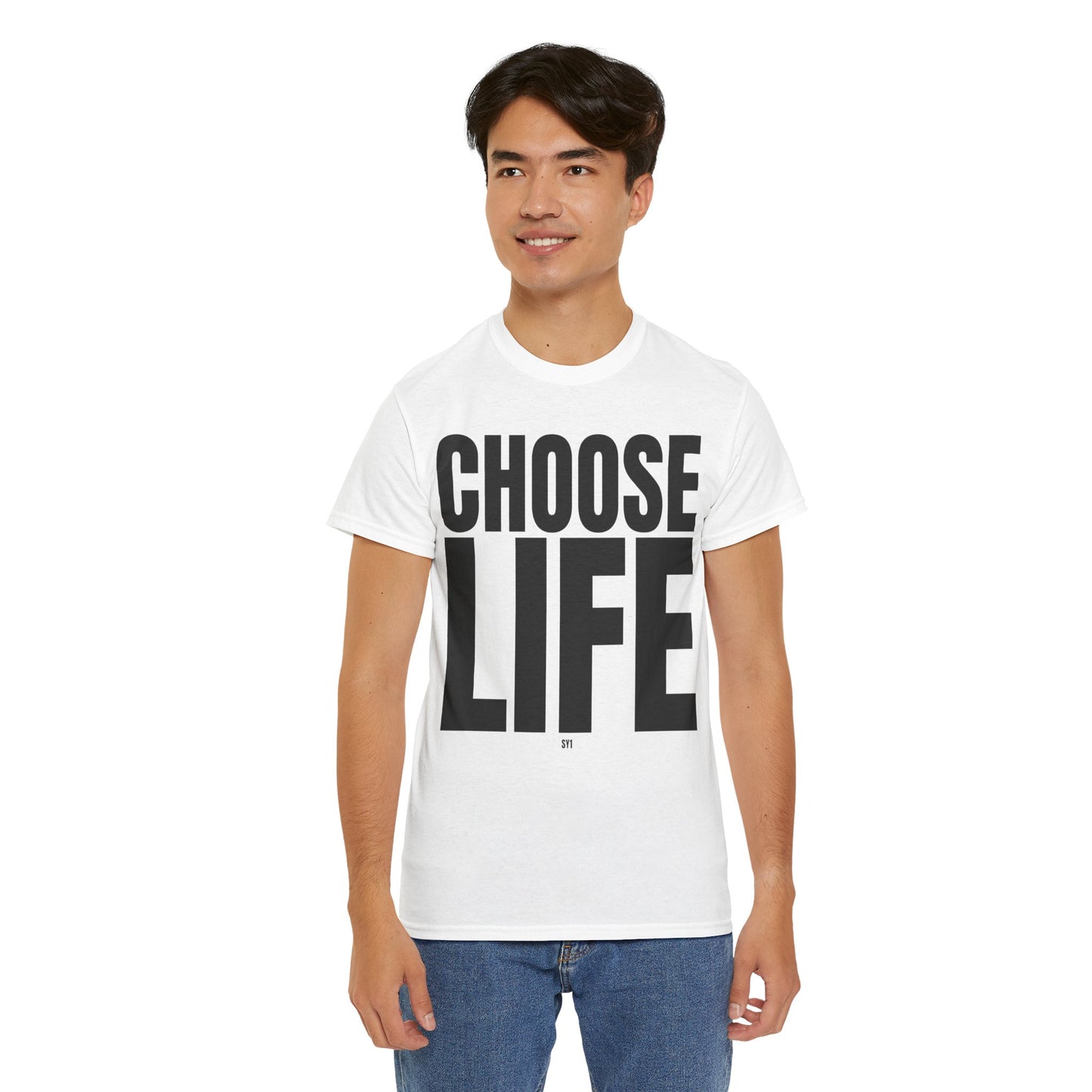 CHOOSE LIFE Unisex Heavy Cotton Tee